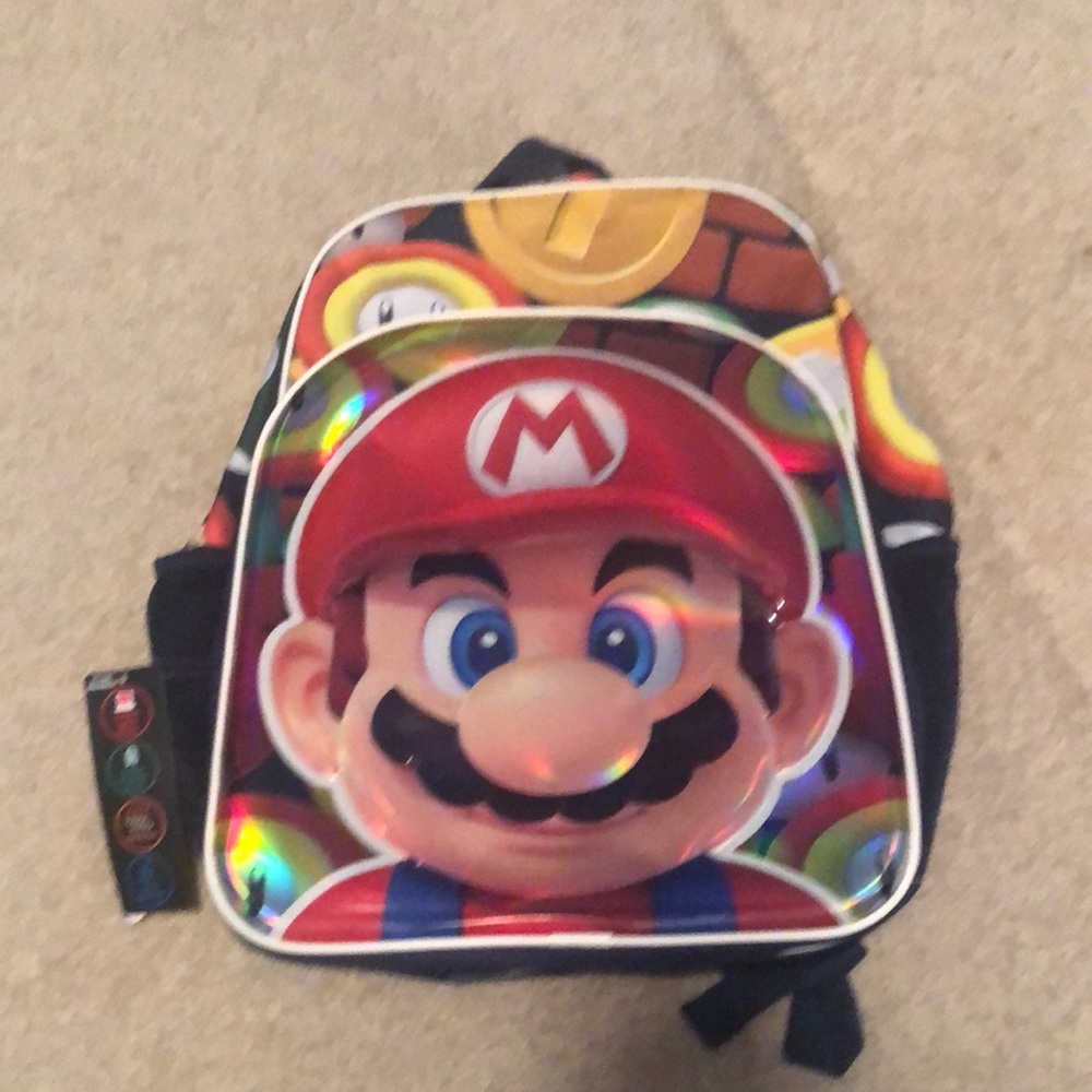 NWT Mario backpack
